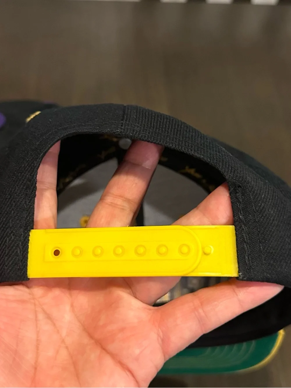 2 -Young & Reckless Block Letter Snapback Hats - Black/Yellow & Black/Purple